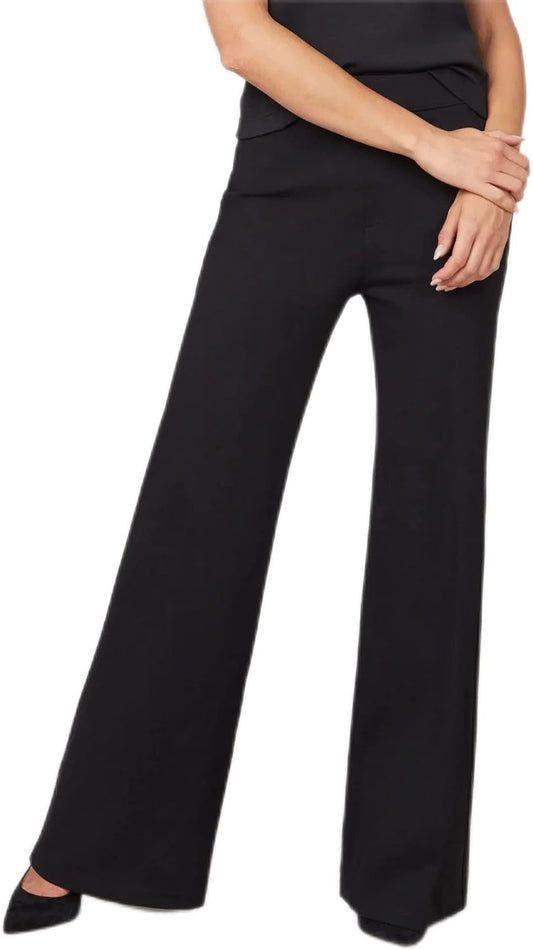 SPANX Women's Wide Leg Perfect Pant, Classic Black