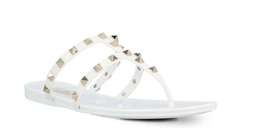 Valentino Garavani Women's Jelly Thong Sandals, White