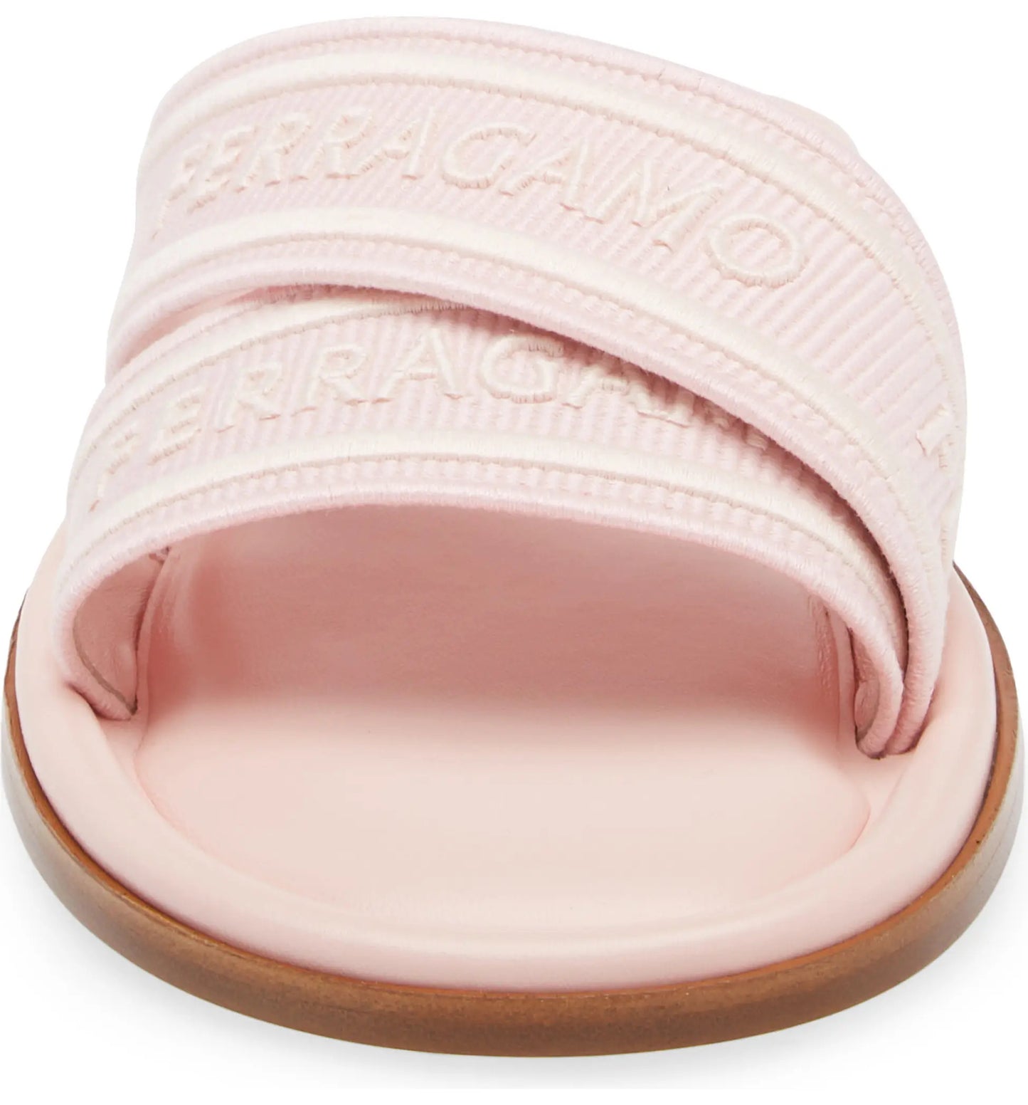 Salvatore Ferragamo Women's Laurene Logo Slide Sandals, Pink