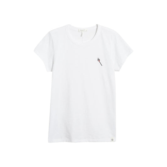 Rag & Bone Women's Matchstick Short Sleeve T-Shirt, White