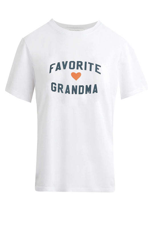 Favorite Daughter Favorite Grandma Tee, White