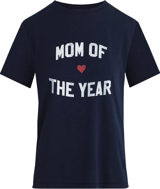 Favorite Daughter Mom Of The Year Tee, Navy