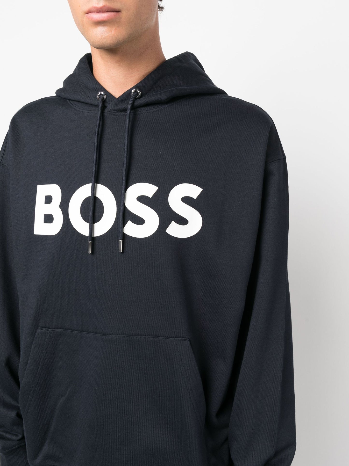 Hugo Boss Men's Sullivan Hoodie Sweatshirt, Navy