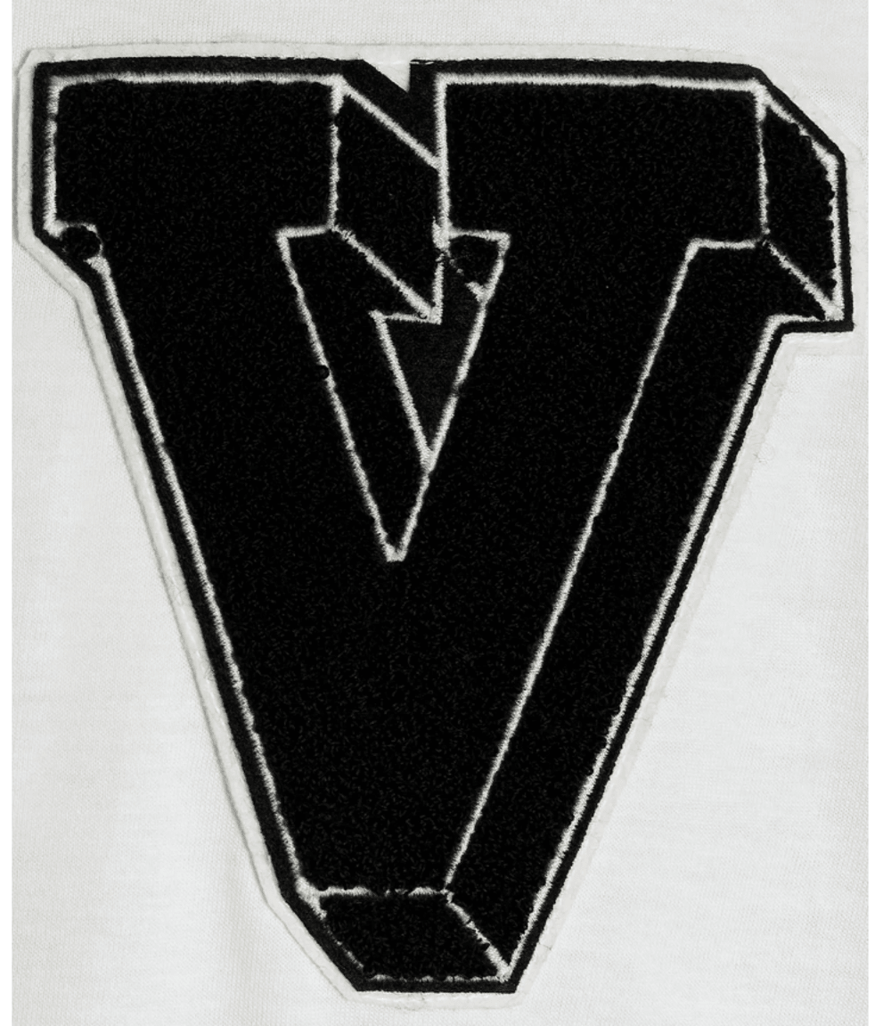 Valentino Garavani Men's White V Logo Short Sleeve Crew Neck T-Shirt, Black