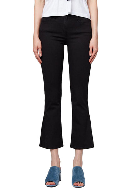 3 X 1 Women's W25 Midway Gusset Zipper Black Jeans