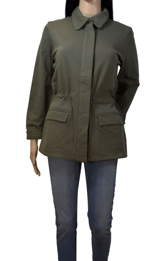 James Perse Argn Army Green Lightweight Jacket