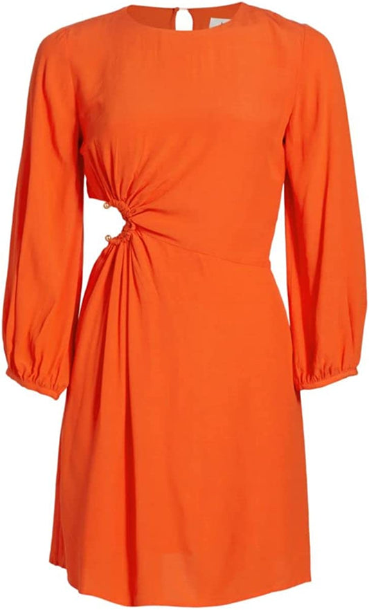 ba&sh Women's Bonica Dress, Orange