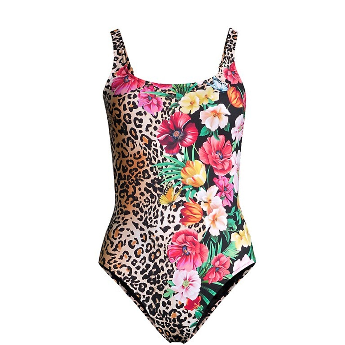 Johnny Was Sandrita One-Piece Swimsuit Floral Vibrant