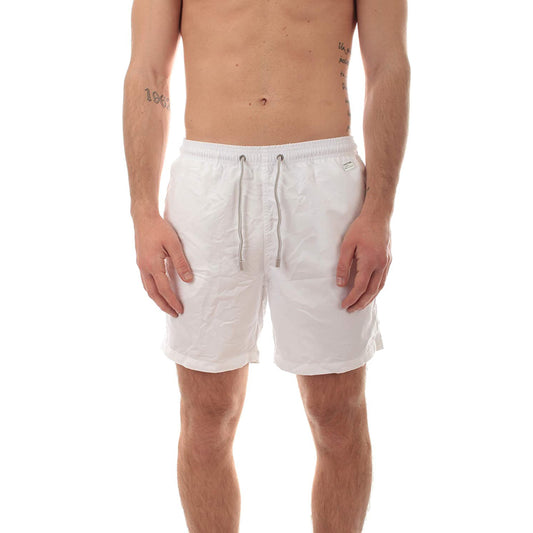 MC2 St. Barth Men's White Lightweight Fabric Men's Swim Shorts Trunks Pantone, XX-Large