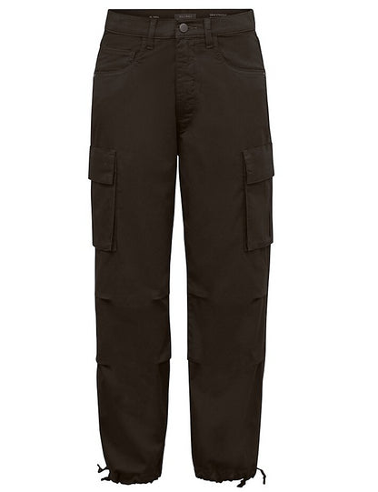DL1961 Women Gwen Jogger: Cargo Side Pockets Black (Twill) Pants
