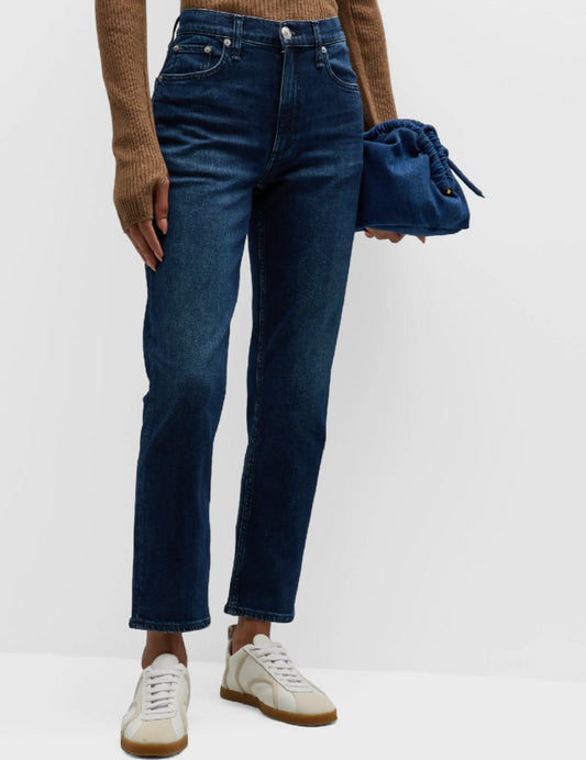 Rag & Bone Women's Ella Wren Slim Fit Denim Jeans Blue