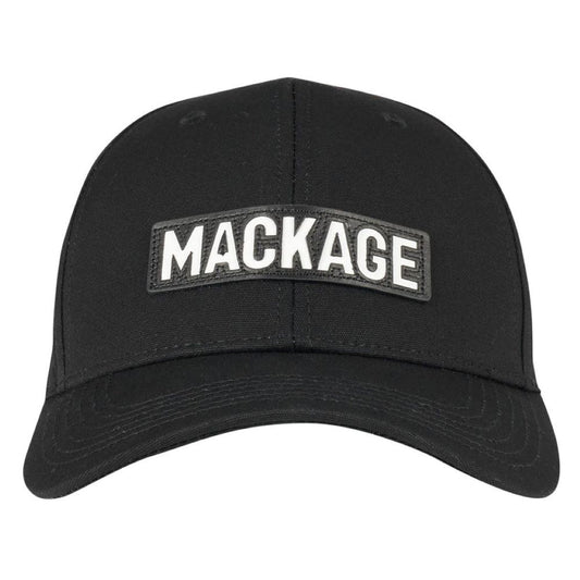 Mackage Men's White Logo Baseball Cap