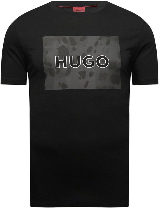 Hugo Boss Men Diragolino_V 002-Black Short Sleeve Crew Neck T-Shirt