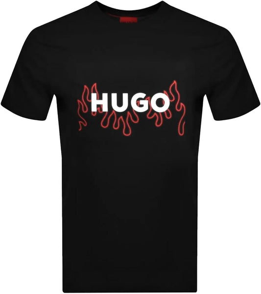 Hugo Boss Men Dulive 100% Cotton Short Sleeves Crew Neck T-Shirt