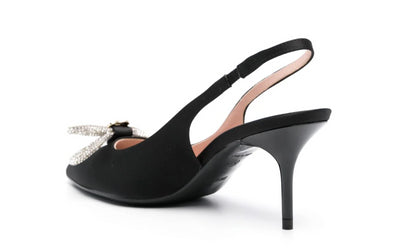Love Moschino Slingback With Bow 000-Black