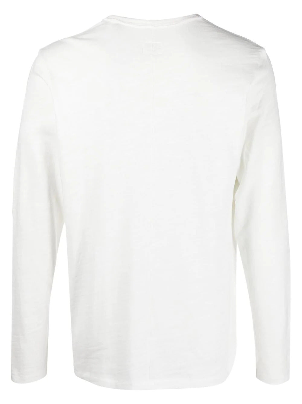 rag & bone Men's White Knit Long Sleeve Cotton T-Shirt Pullover