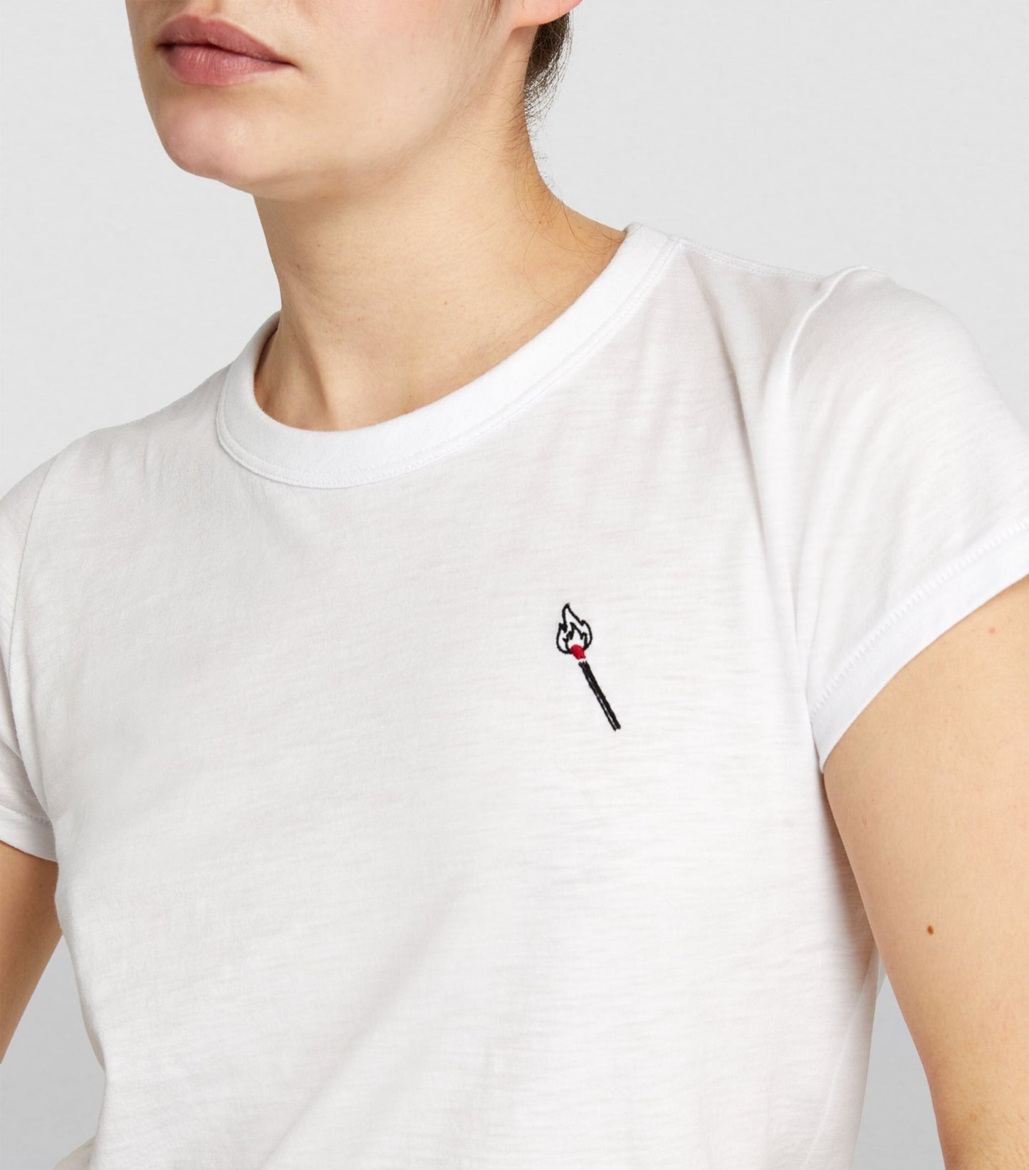 Rag & Bone Women's Matchstick Short Sleeve T-Shirt, White