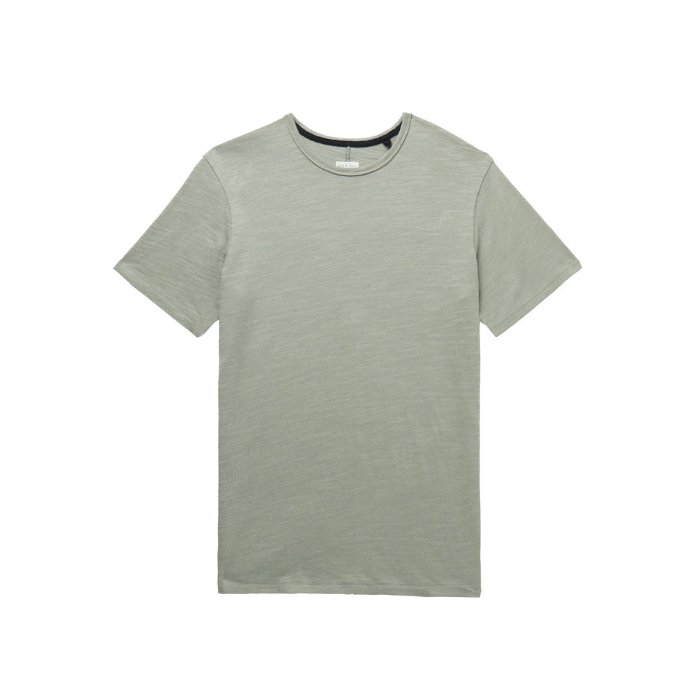 Rag & Bone Men's Classic Flame Cotton-Jersey T-Shirt, Dark Mint