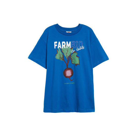 Farm Rio Women's Beet Farm to Table Cotton Graphic T-Shirt