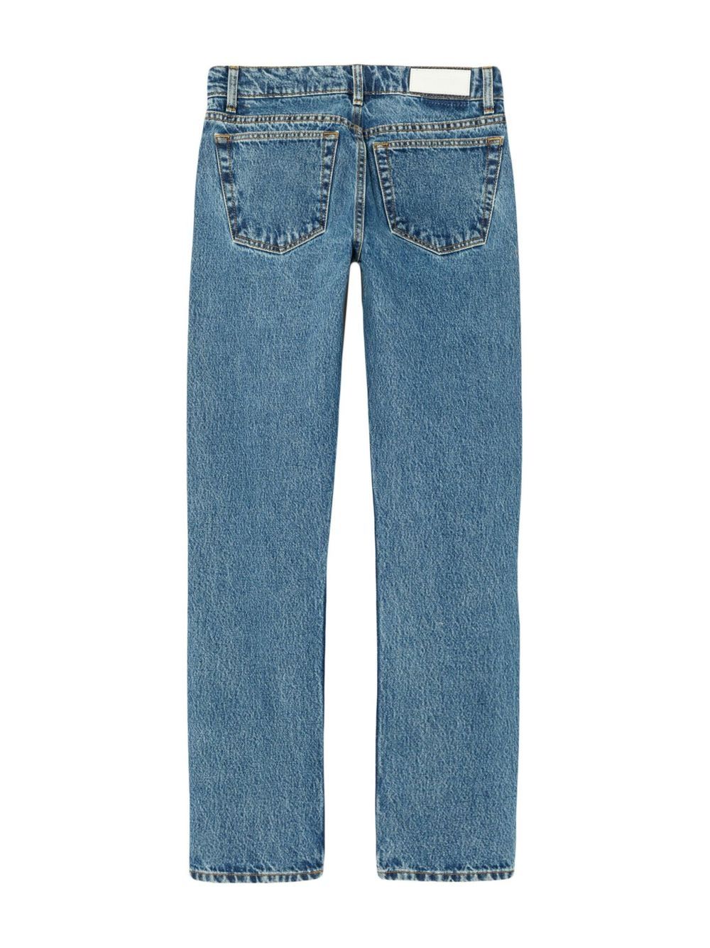 Re/Done 70S Low Rise Straight Leg Jeans Blue Mere