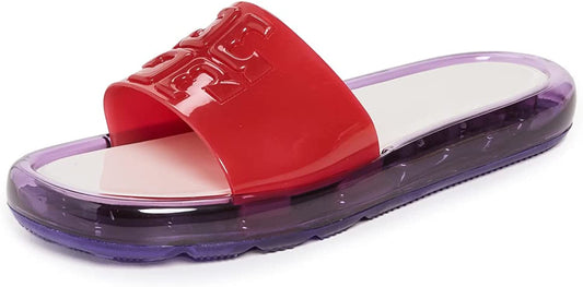 Tory Burch Footwear Bubble Jelly Tory Red / Deep Purple / Light Cream