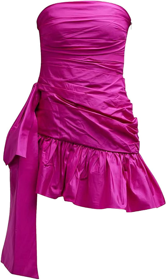 LOVESHACKFANCY Women's Noble Mini Dress Flirty Fuschia