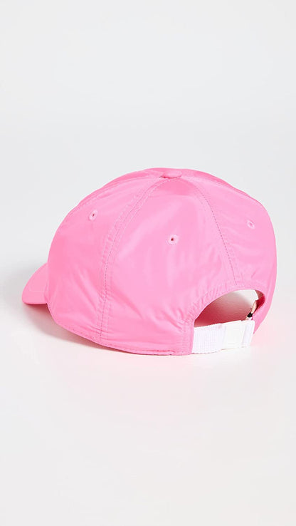 rag & bone Women's Addison Baseball Cap, Neon Pink
