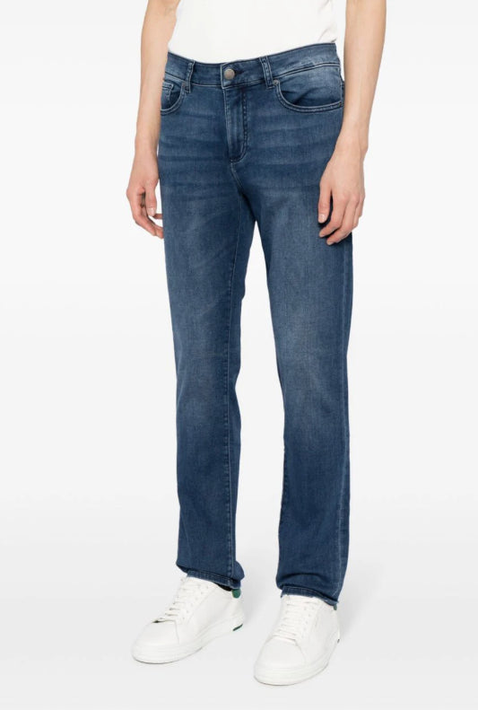 DL1961 Men's Nick Low Stretch Denim Cotton Slim Fit Jeans Stream