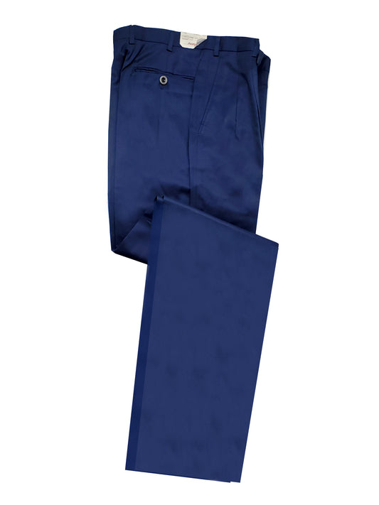 Brioni Men's Cannes Navy Blue Brushed Cotton Pants