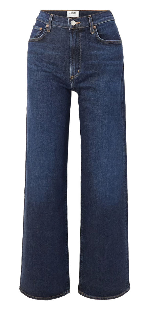 AGOLDE Women's Harper Mid-Rise Jeans, Tempo