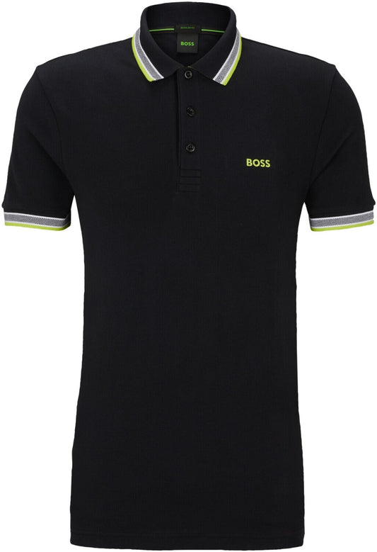 HUGO BOSS Men Paddy Short Sleeve Pique Cotton Polo T-Shirt